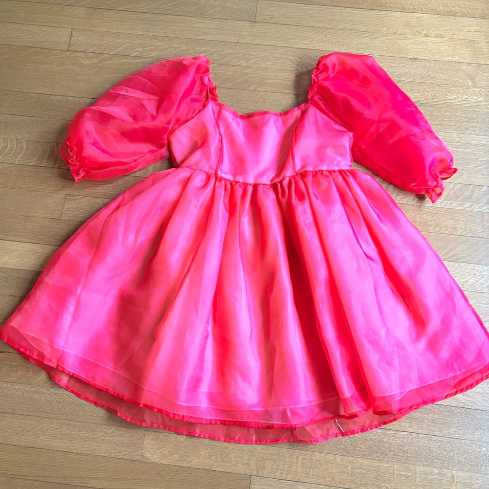 Pink Long Sleeve Dress